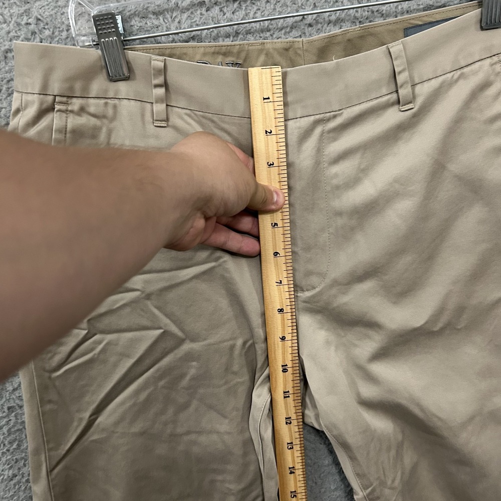 Bonobos Pants Mens 33x32 Khaki Chino Weekday Warrior Slim Fit Wednesday Cotton - Picture 4 of 12